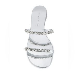 Giuseppe Zanotti Metallic Cometa Sandal, Size 38